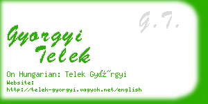 gyorgyi telek business card